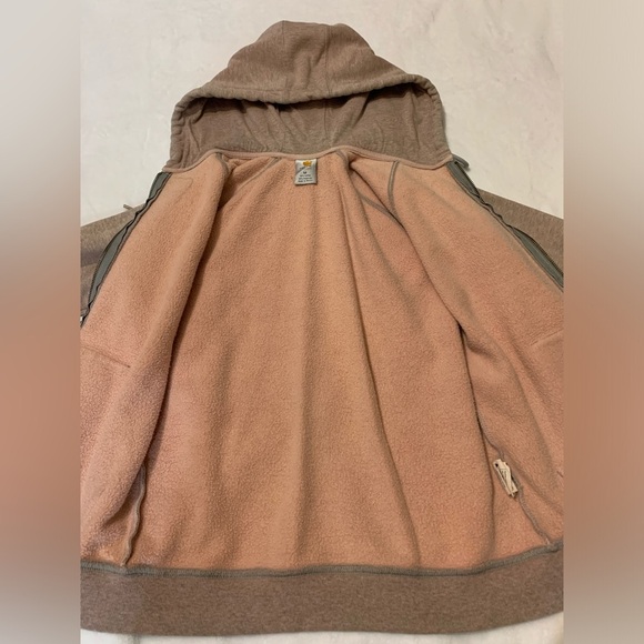 Carhartt Women's Relaxed Fit Mid Weight Full Zip Long Sleeve Hoodie Size M - Picture 4 of 11
